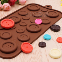 DIY small button mold button shape cake decoration mold letter chocolate mold high temperature resistance