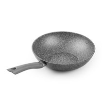 Italy imported Roso SSO Sfera health Stone series wok (with lid) 28x12cm