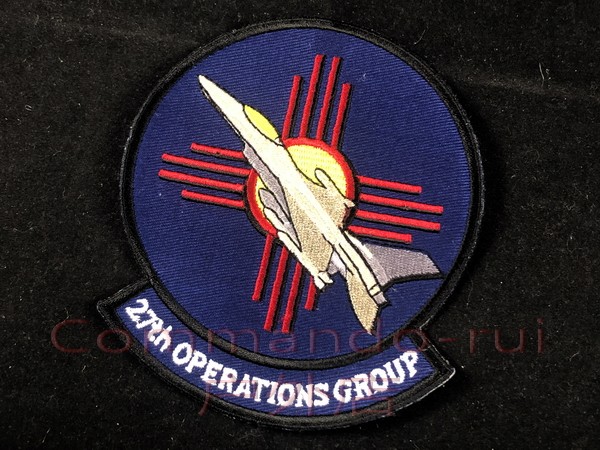 U.S. Air Force 27th Operations Group 27th Operations Group Embroidered Badge Sticker