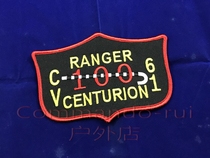 USS RANGER CV-61 100 landing badge TOPGUN