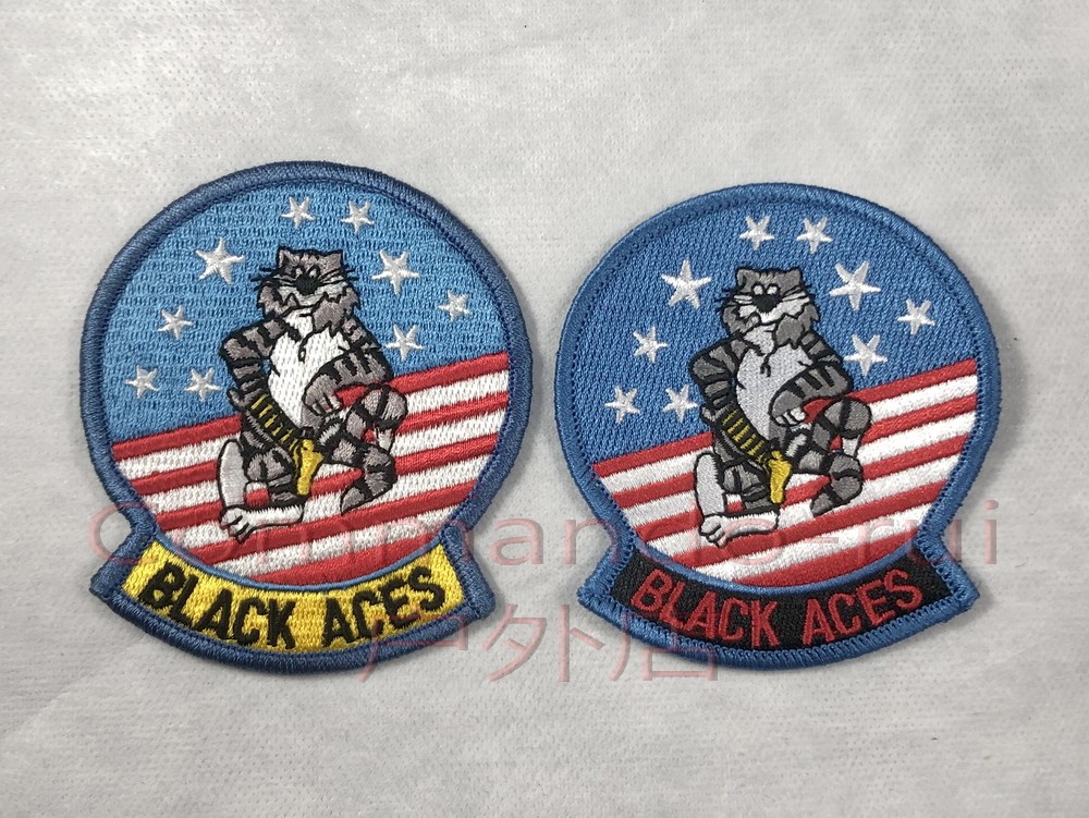 U.S. VF-41 Black Aces Black Aces F-14 Tomcat TOMCAT badge armband sticker
