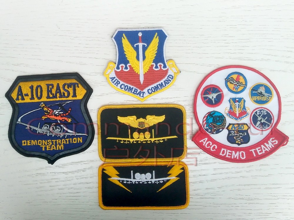 Air Force USAF Air Force Command Demonstration Squadron ACC DEMO TEAM A-10 Badge -1 