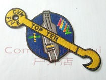 U.S. Navy CVW-5 Fifth Carrier Air Wing CVN-73 Washington Aircraft Carrier Landing TOPTEN Badge
