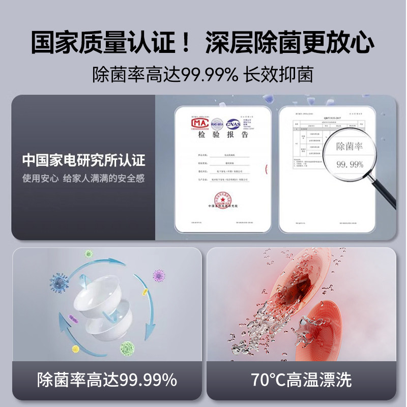 Countertop Dishwasher, 5 Sets, Suitable for Home Use by Mothers and Infants, Small, Easy to Install, Ultra-Thin, Automatic Dishwashing Machine with Air Drying H3R