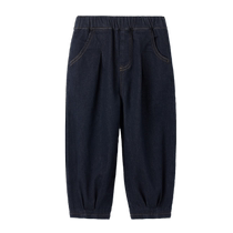(Anti-fading) Nido Bear 24 new autumn style childrens jeans for boys and girls baby soft denim trousers