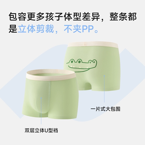 尼多熊 Детское хлопковое нижнее белье для мальчиков, детские шорты, подходит для подростков