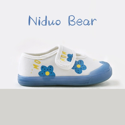 尼多熊 Детская тканевая обувь, нескользящие детские тканевые туфли подходит для мужчин и женщин для девочек, коллекция 2021