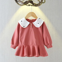 Girl Spring Clothing Dress Dress 0-3 Year Old 2 Female Baby Spring Autumn 1 Baby Skirt 6 Months Children Pure Cotton Princess Nepotism