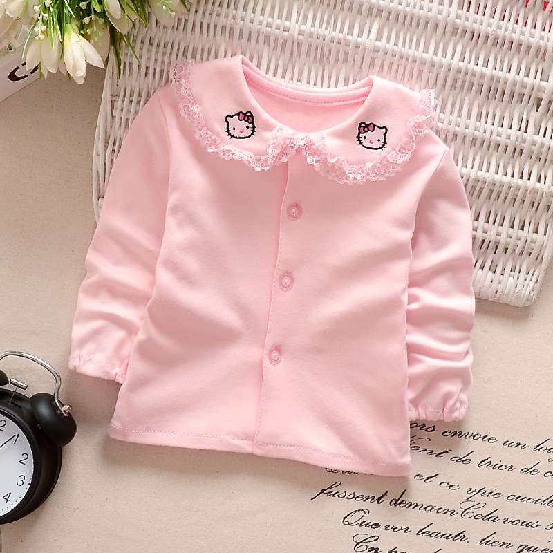 Chemise fille à manche longue en coton - Ref 2086312 Image 16