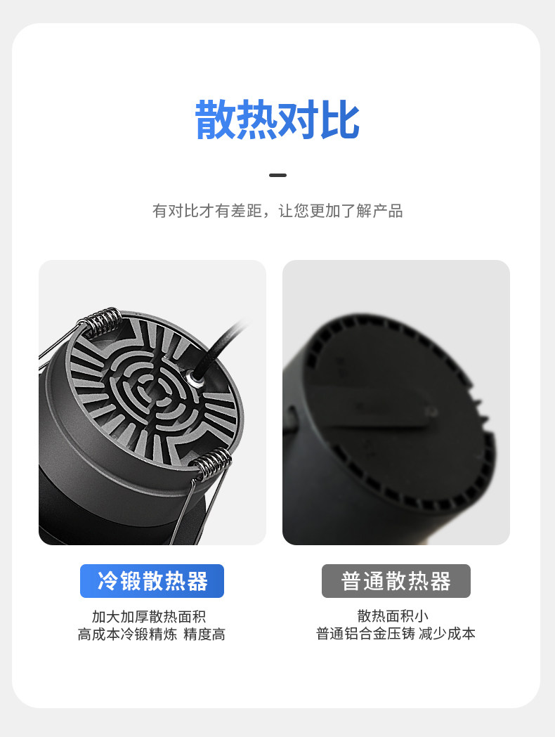 极简防水黑色筒灯LED天花防眩防雾嵌入式厨卫浴室阳台餐厅无主灯 图文详情 11