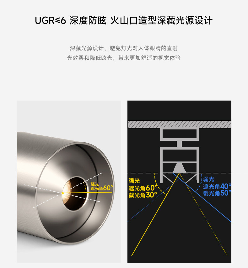 中古包豪斯明装射灯不锈钢银色工业风可调节角度客厅免打孔吸顶灯 图文详情 8