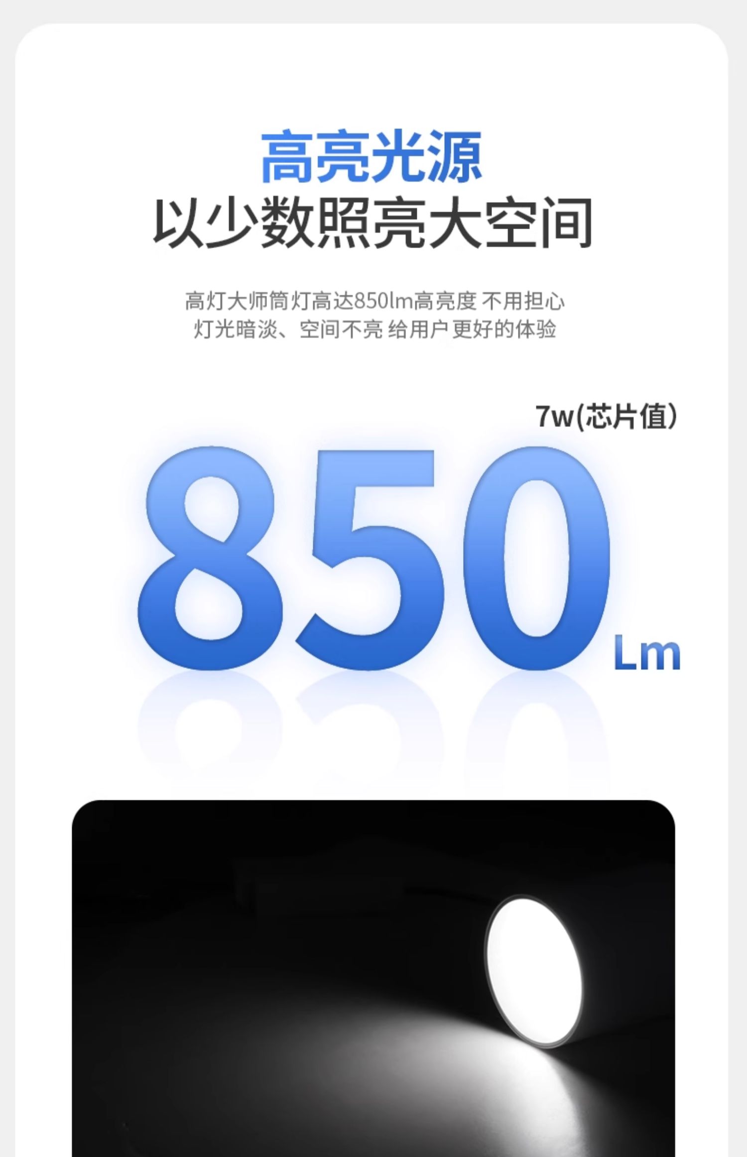 防水明装筒灯浴室阳台厨房卫生间防潮防雾吸顶灯防眩led无主灯 图文详情 15