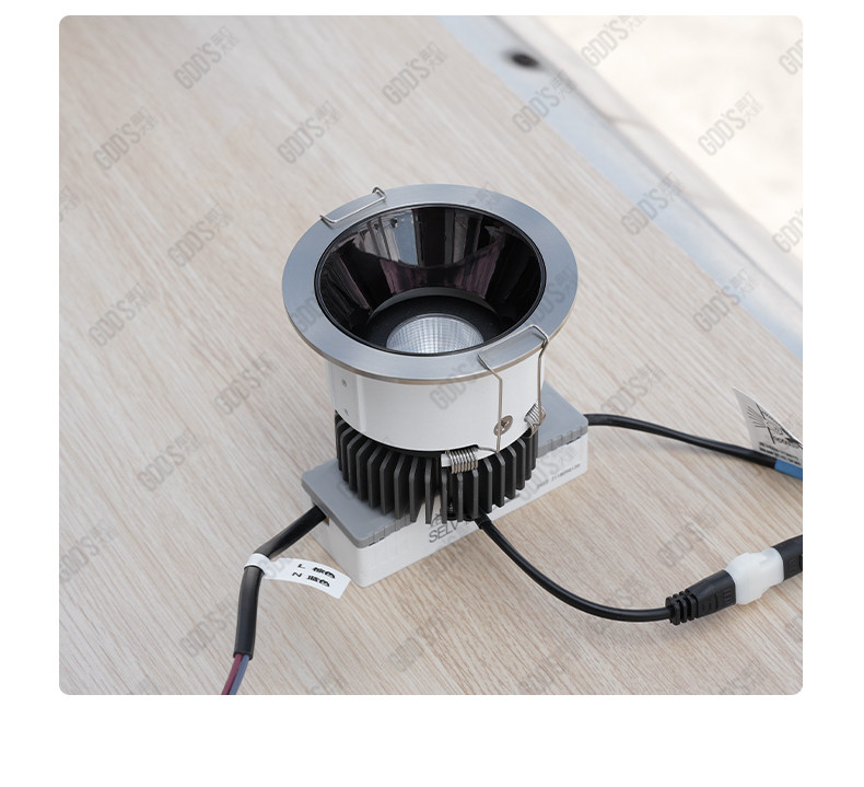 不锈钢筒灯包豪斯射灯银色嵌入式铝杯防眩led客厅中古工业无主灯 图文详情 9