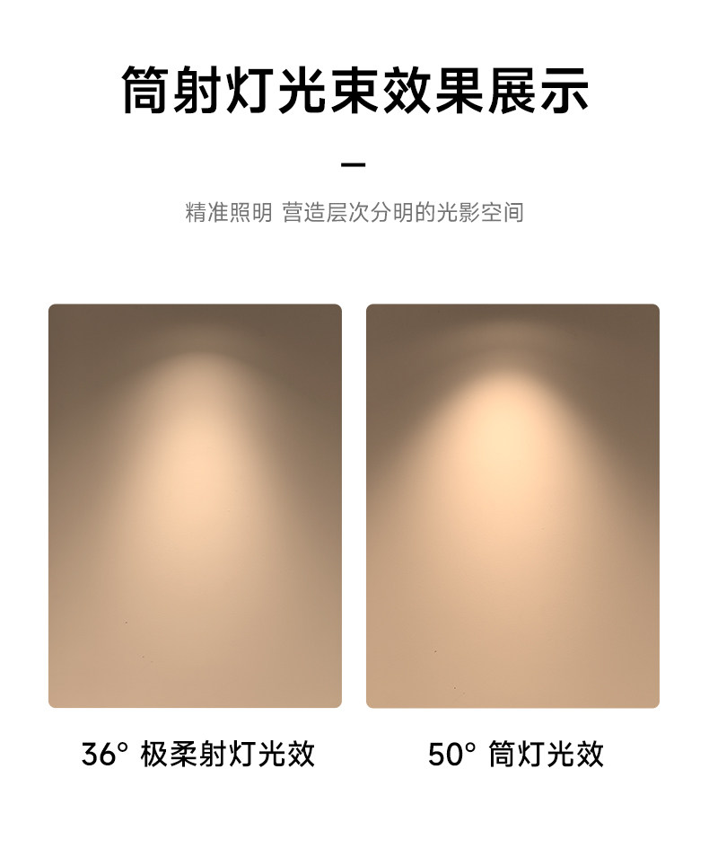 可可蛋奶筒灯开孔55mm射灯无边框奶油风仿石膏乳胶漆同色嵌入弧面 图文详情 17
