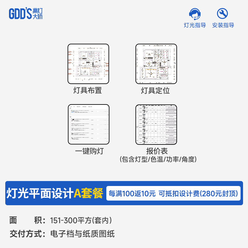 GDD'S高灯大师全屋无主灯设计室内灯光方案定制照明家居灯光设计 图文详情 2