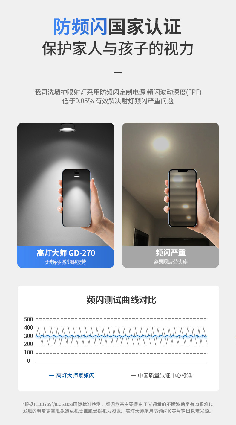 无边框筒灯嵌入式75mm孔灯家用防眩超薄射灯全光谱客厅智能无主灯 图文详情 18