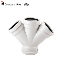 Hot sale factory direct hospital toilet drainage HTPP same layer drainage oblique four-way