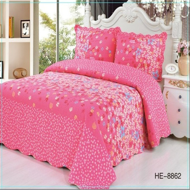 Bông giường bao gồm ba mảnh bông dày quilted bed sheet bìa 1.51.8 cotton mùa hè điều hòa không khí là có thể giặt