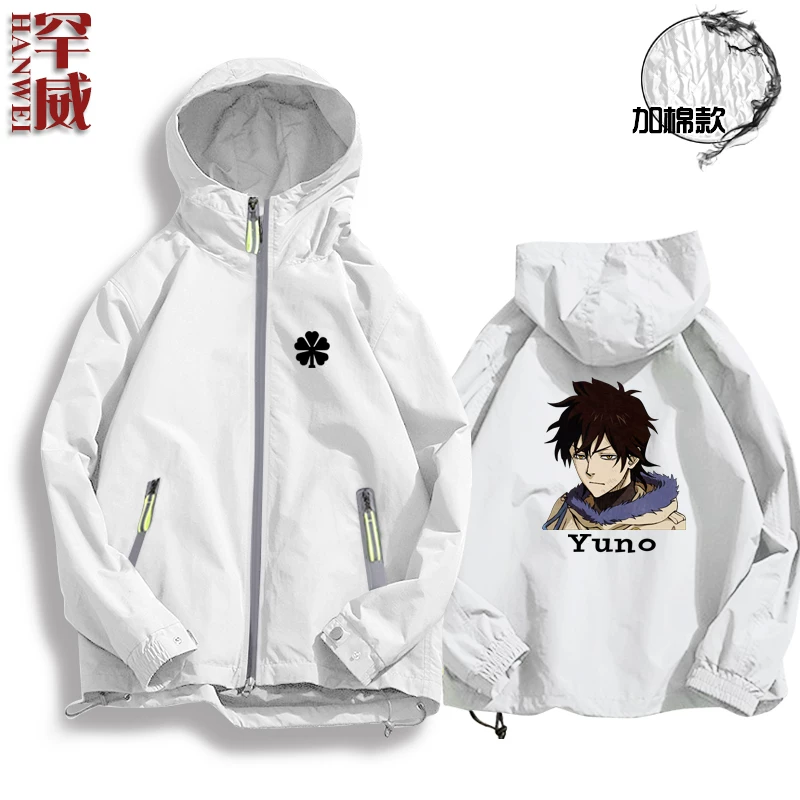 Черная CLOVER Black Penta Cao Comic Anime Surrounding Jacket Connect мужская и женская куртка шляпы держатели