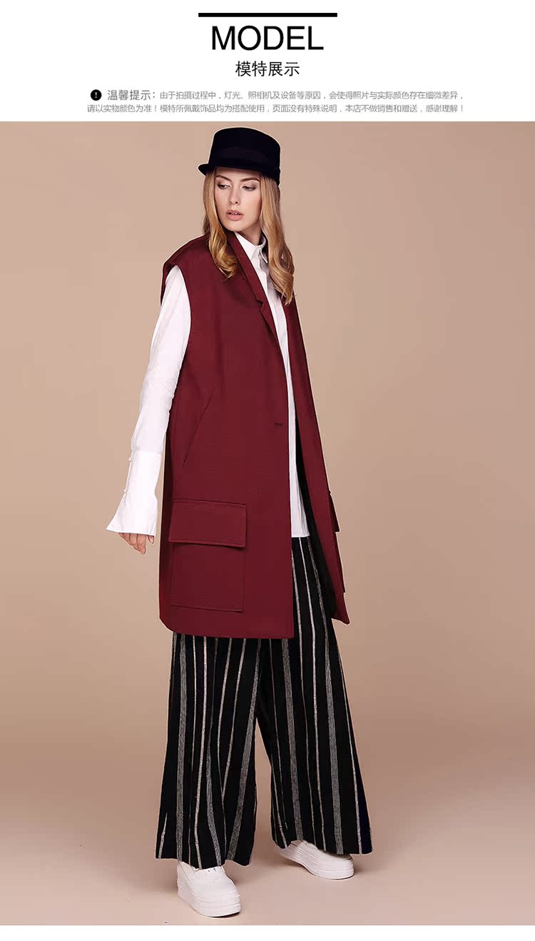 Áo vest không tay nữ mùa thu đông 2019 mới áo vest dài châu Âu và Mỹ - Áo vest bộ vest nữ hàn quốc