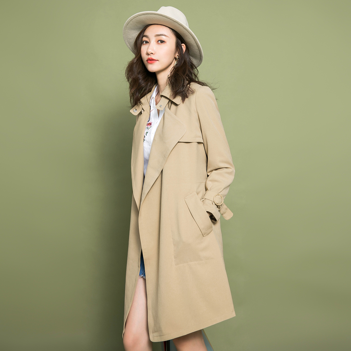 Trench pour femme CHAPELLE  LA CHAPELLE en Polyester - Ref 3228093 Image 2