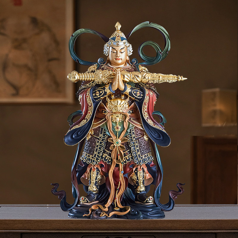 25年最新24诸天神像寺庙护法摆件深度测评：全铜彩绘、四大天王、韦陀