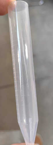 雷布斯 10-1202  塑料试管 12ml带刻度平口尖底离心管 无盖套管 尺寸17*109mm 包邮