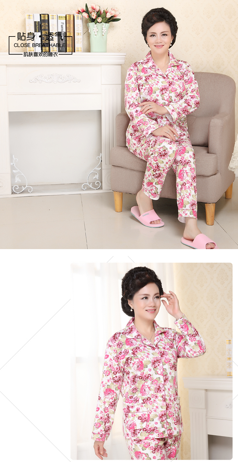 Đồ ngủ trung niên cho mẹ bộ mặc nhà