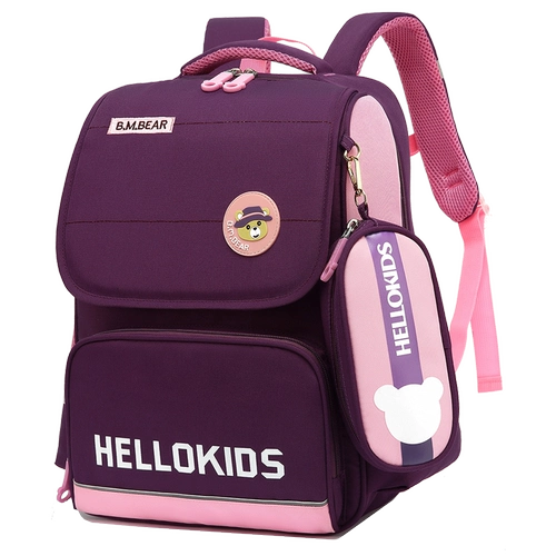 Детский школьный рюкзак со сниженной нагрузкой, для средней школы, защита позвоночника