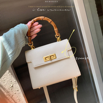  Trendy bamboo bag pet hand carry portable envelope bag shoulder messenger backpack small square bag