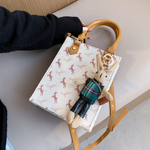  mini small bag single shoulder small bag female 2021 pet bag trendy fashion all-match messenger net red portable tote bag