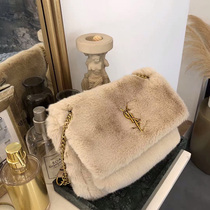 Hong Kong winter plush bag Winter plush bag female pet bag crossbody bag small fragrance womens bag fashion