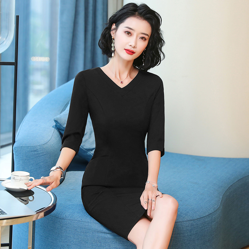 Career Goddess Van Jewelry Store Sample House Display Center Foreign Dress Women Work Tufts Beauty Division Institute Temperament Work Clothes