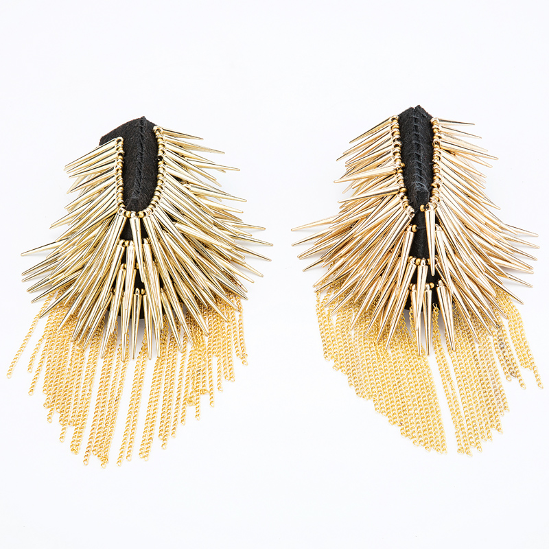 Children's gown stage performance accessories boy suit shoulder badge gold silver walking show boy gown shoulder badge accessories