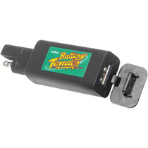 Harley QDC convenient USB charger black LCD battery fuel gauge