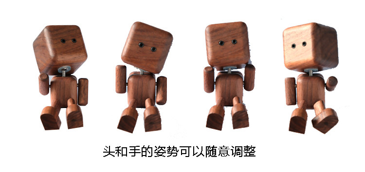 Shaking Leg Wooden Man Car Air Outlet Aromatherapy Car Fragrance Long-Lasting Light Fragrance Car Ornaments Shaking Leg Ornaments