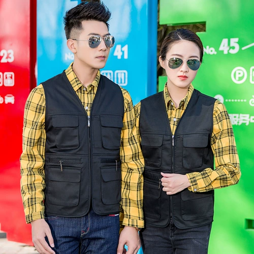 Жилет для работы, делается под заказ, с печатью вашего логотипа