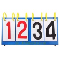 Table tennis scooters to manually turn over the scoreboard scooters