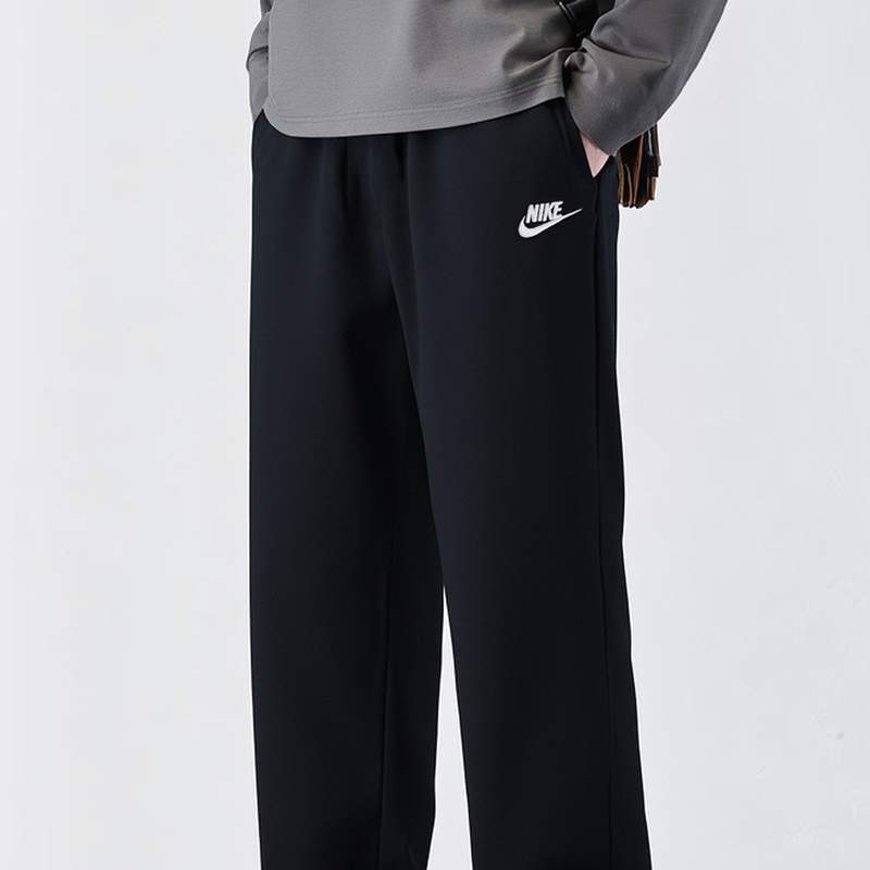 Nike Genuine Men's Pants Spring/Summer Black Long Pants Casual Pants Straight-Leg Pants School Uniform Training Sports Pants