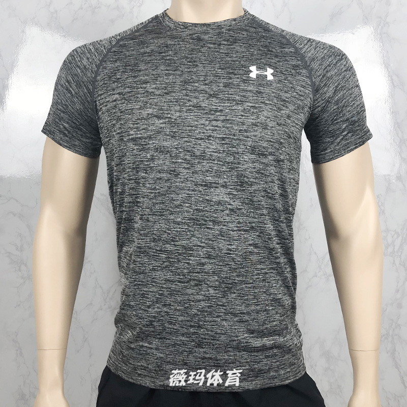 Under Armour UA áo thun thể thao nam ngắn tay thể thao khô nhanh áo thun gym