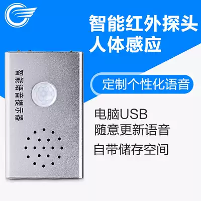 Smart voice prompt Infrared human body induction custom voice 12v with remote control Lithium battery waterproof box