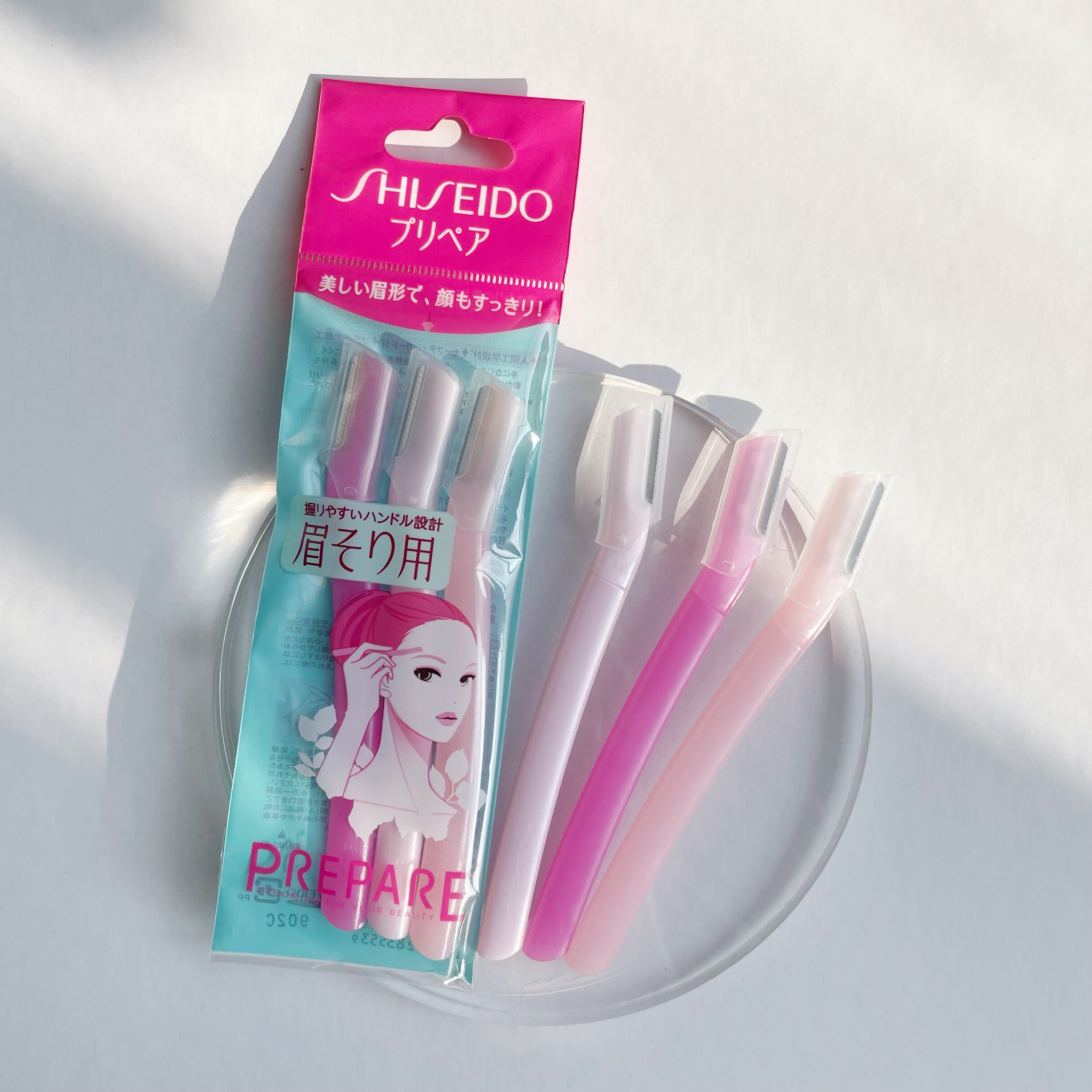 Japan spot Shiseido eyebrow trimmer shaver eyebrow shaver thrush artifact beginner novice set 3 packs