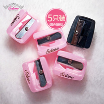 Solone Makeup Eyeliner Eyebrow pencil Planer Pencil Sharpener Pen sharpener Beauty tool 5 sets of random colors