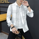 Весенняя трендовая рубашка, хлопковая куртка для школьников для отдыха, в корейском стиле