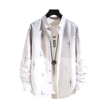 Демисезонная трендовая тонкая рубашка для отдыха, в корейском стиле, подходит для подростков