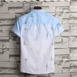 Летняя трендовая тонкая рубашка для отдыха, в корейском стиле, подходит для подростков