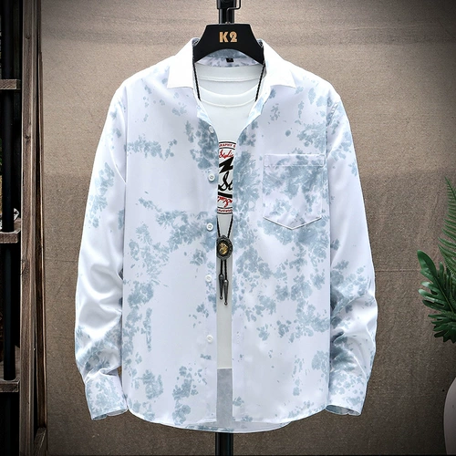 Весенняя японская ретро трендовая рубашка, в корейском стиле, свободный крой