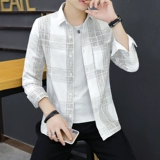 Весенняя трендовая рубашка, хлопковая куртка для школьников для отдыха, в корейском стиле