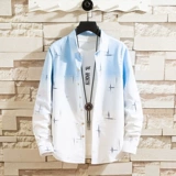 Демисезонная трендовая тонкая рубашка для отдыха, в корейском стиле, подходит для подростков