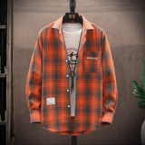 Лонгслив, трендовая рубашка для отдыха, куртка, оверсайз